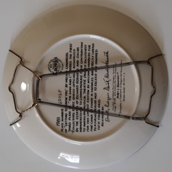 4 numbered plates from Edwin M. Knowles, The King And I - Picture 5 of 6